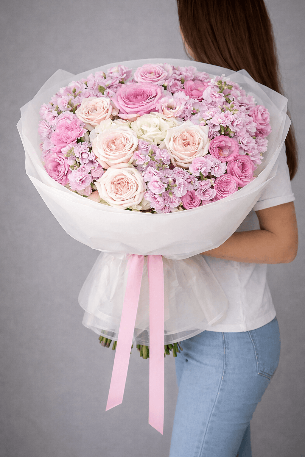 Bouquet in Soft Lilac Shades