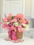 Delicate Fragrant Flower Basket