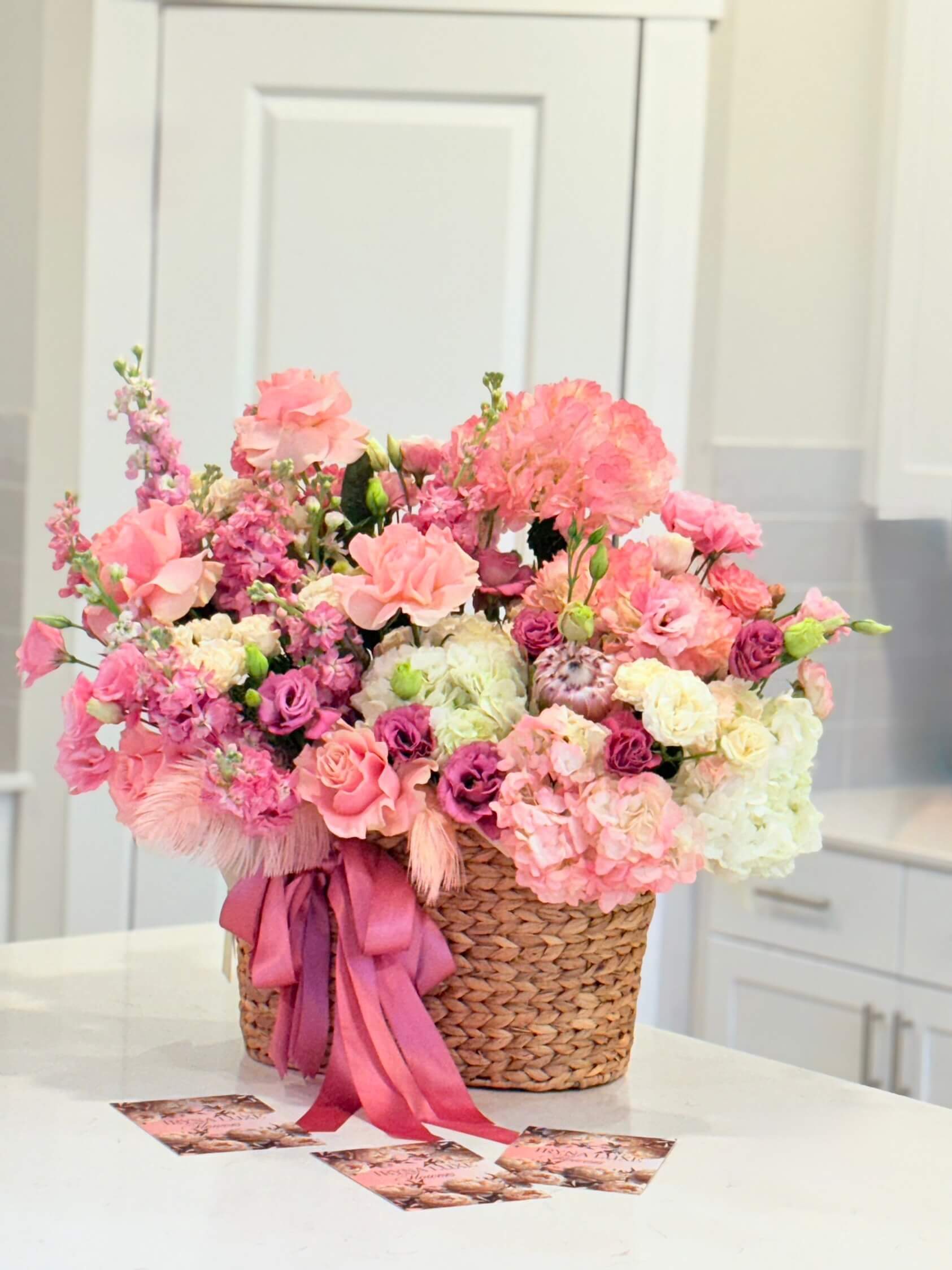 Delicate Fragrant Flower Basket