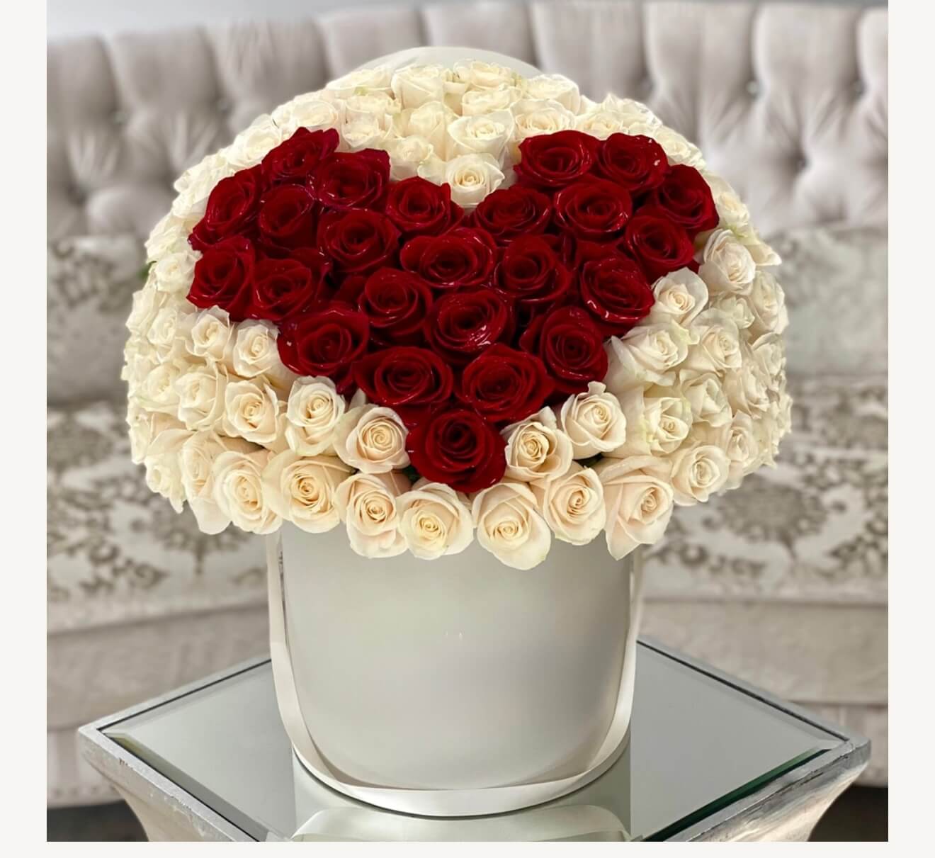Full Heart Premium Flower Box