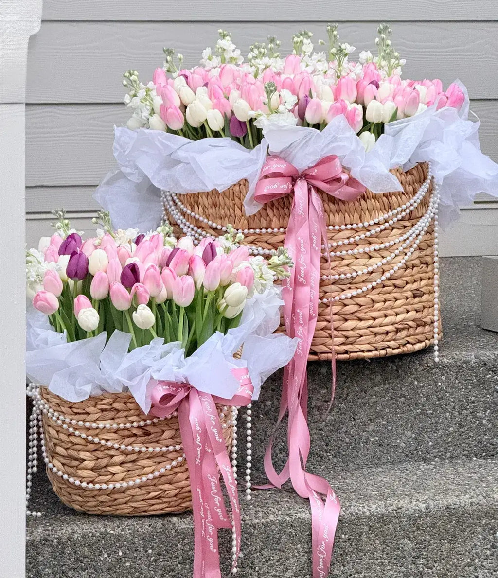Luxurious Tulip Baskets