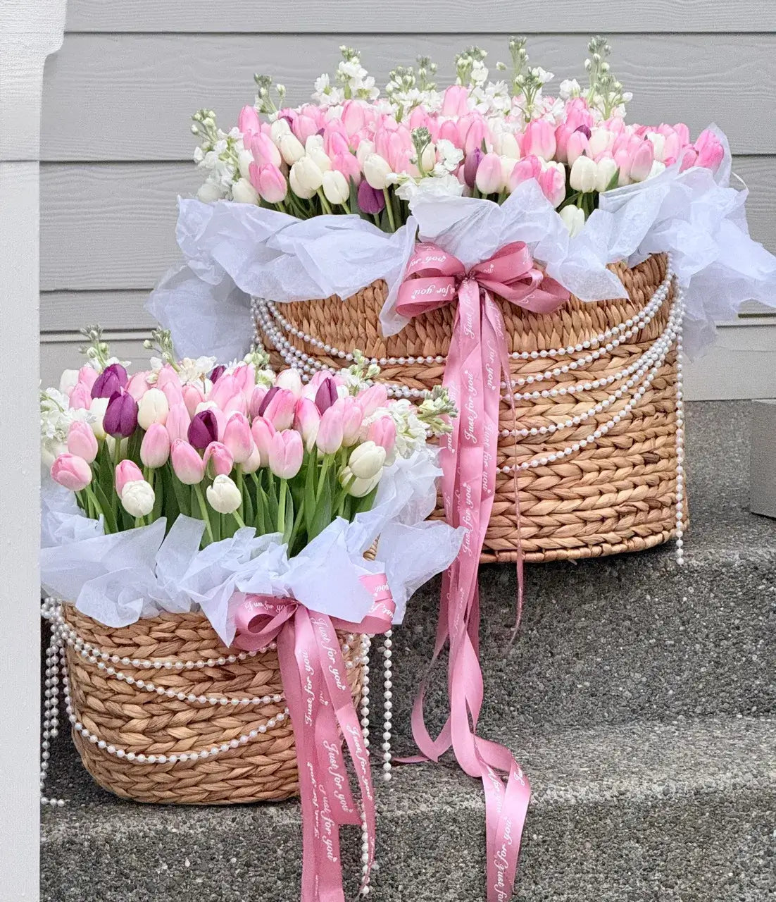 Luxurious Tulip Baskets