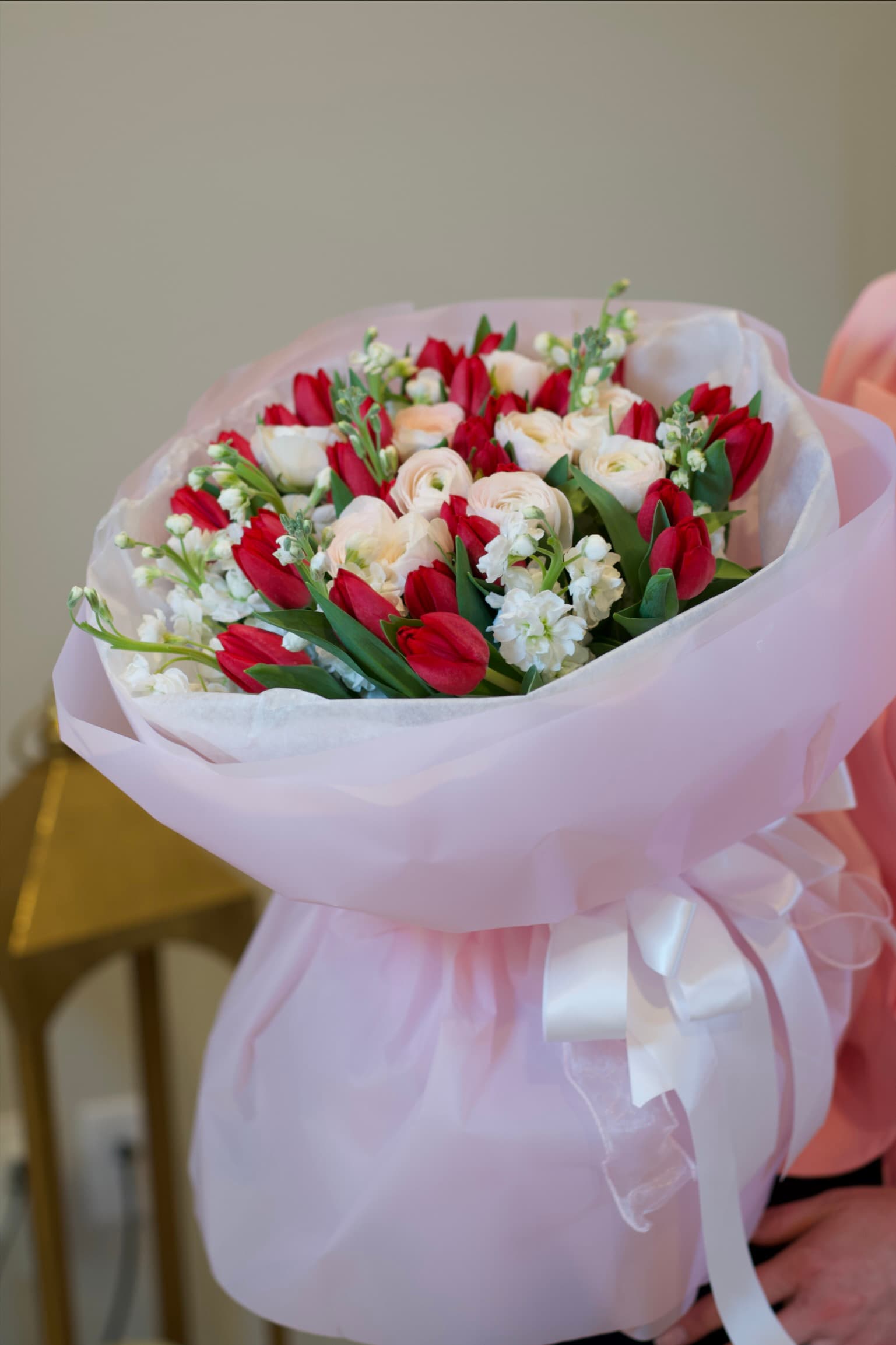 🌷 Premium Tulip & Ranunculus Bouquet