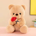 “The teddy bears come in different sizes: large, small, and medium.”